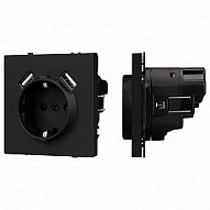Розетка с заземлением и 2хUSB type A, без рамки Arlight SCT 054289 500_191_2223538