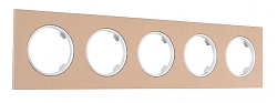 Рамка на 5 постов Arte Milano am-502.11 502.11-5.brown 250_100_Array