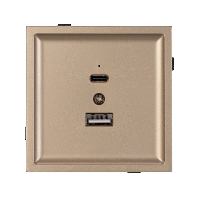 Розетка 2хUSB type A и C без рамки Arlight SCT-TENDO 054097 400_400_3099296