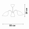 Люстра на штанге Vitaluce V3336 V3336-0/3PL 100_100_608901