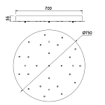 Основание Mantra Modular Light Florones 9374 250_100_3094067