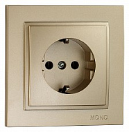 Розетка с заземлением Mono Electric Despina 102-222221-117 500_191_2301515