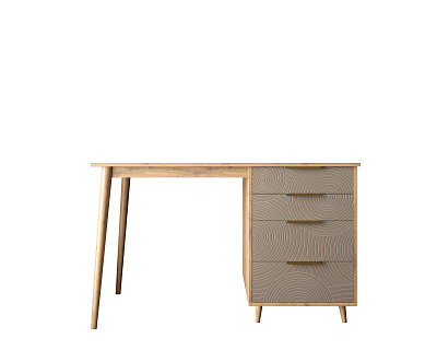 Стол рабочий "Line" одной тумбой R23/beige 400_400_1930172