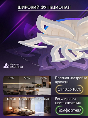 Потолочная люстра Natali Kovaltseva OLIMP LED LAMPS 81435 400_400_1885488