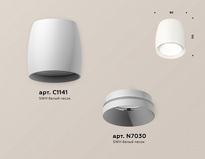 Накладной светильник Ambrella Light XS XS1141001 400_400_2010255