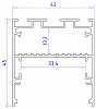 Короб накладной Ambrella Light Profile System GP GP3050BK 100_100_2164375