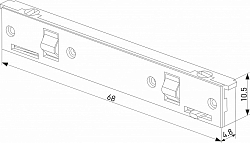 Соединитель линейный для треков Elektrostandard Mini Magnetic a067996 250_100_2734125