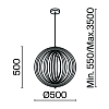 Подвесной светильник Maytoni MOD197PL-01W1 100_100_805617