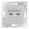 Розетка Ethernet RJ-45 без рамки Arte Milano am-203 203.45-2.silver 100_100_2302554