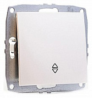 Выключатель проходной одноклавишный без рамки Mono Electric Despina / Larissa 500-002525-109 500_191_2301566