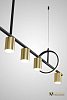 Люстра на штанге AM-Group  AM438 POLISHED GOLD 100_100_2861774