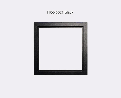 Встраиваемый светильник Italline IT06-6020 IT06-6020 black 3000K + IT06-6021 black 400_400_3078323
