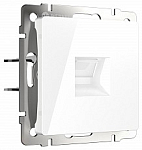 Розетка Ethernet RJ-45 и со шторками, без рамки Werkel белый W5120101 250_100_Array