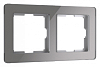 Рамка на 2 поста Werkel Acrylic (графит) W0022704 100_100_2130236