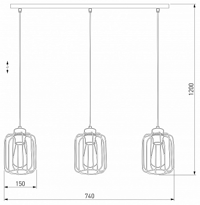 Подвесной светильник TK Lighting Galaxy New 4716 Galaxy New 400_400_1882773