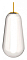 Плафон стеклянный Nowodvorski Cameleon PEAR L TR/G 8532