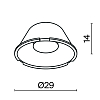 Комплектующие для светильника Technical LensD29-24 100_100_802290