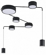 Потолочная люстра Indigo Modulo 14028/7С Black 500_191_2432244