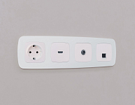 Розетка Ethernet RJ-45 и со шторками, без рамки Ambrella Volt OMEGA MO212005 250_100_2681261