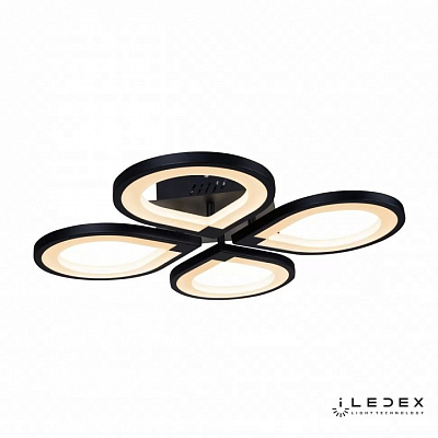 Потолочная люстра iLedex Clover 6885/4 BK 400_400_1990565