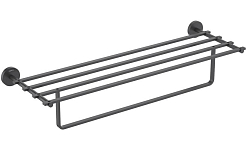 AQ4615MB БЕТТА полка для полотенец, матовый черный 250_100_Array