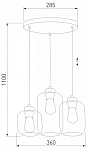 Подвесной светильник TK Lighting Marco 3325 Marco Green 250_100_1882672