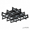 Потолочная люстра iLedex Stalker 9082-800*800-X 192W BK 100_100_1991034