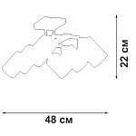 Люстра на штанге Vitaluce V2833 V2833-1/6PL 250_100_1820428