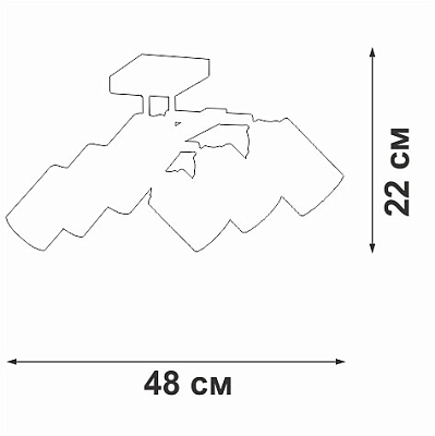 Люстра на штанге Vitaluce V2833 V2833-1/6PL 400_400_1820428