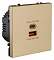 Розетка 2хUSB type A и C без рамки Kollinger Eclipse EC-024GD