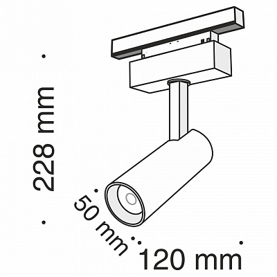 Светильник на штанге Maytoni Technical Focus LED TR019-2-10W3K-B 400_400_2753038