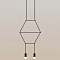 Подвесной светильник Imperiumloft Via Wireflow polyhedral Via01