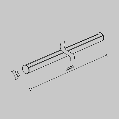 Комплектующие для текстильной подвесной системы Technical TRA130SR-3B 400_400_816526