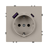 Розетка с заземлением и 2хUSB type A и C, без рамки Arlight SCT-NOBE 059444 100_100_3093269
