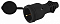 Розетка с заземлением Эра  RX11-B-IP44