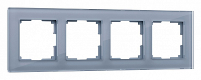 Рамка на 4 поста Werkel Favorit (серый) W0041115 400_400_2129709