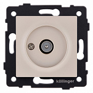 ТВ-розетка без рамки Kollinger  REA-007GD 500_191_3123188