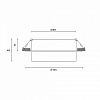 Встраиваемый светильник Hesby Lighting Nimbus HSBL_0127 100_100_2040013