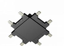 Соединитель X-образный для треков накладных SWG PRO SLIM CN-SLIM-BL-X 250_100_2180636