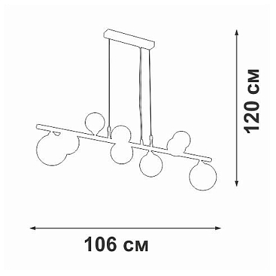 Подвесной светильник Vitaluce V2569 V2569-1/9S 400_400_3086016