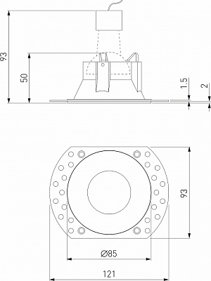 Встраиваемый светильник Elektrostandard Renzo a067527 400_400_1777405