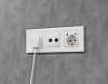 Розетка для вывод кабеля без рамки Ambrella Volt ALFA MA115810 100_100_2192998