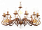 Подвесная люстра Doge Luce 520 520L12GD