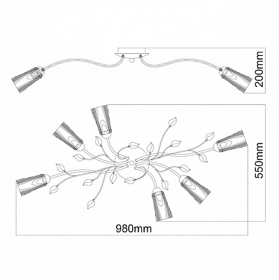 Потолочная люстра MW-Light Восторг 15 242015206 400_400_2841557