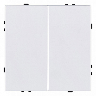 Выключатель двухклавишный без рамки Kollinger Eclipse EC-004WG 400_400_3106482