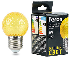 Лампа светодиодная Feron  E27 1Вт K 52161 500_191_3091439