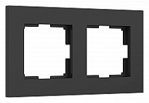 Рамка на 2 поста Werkel Slab (черный софт) W0022908 250_100_Array