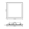 Встраиваемый светильник Apeyron Electrics  06-28 100_100_3080853