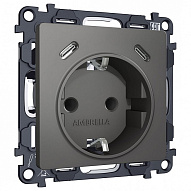 Розетка с заземлением и 2хUSB type C, без рамки Ambrella Volt ALFA MA660510 500_191_3231062