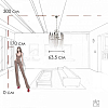 Подвесная люстра Loft it Wonderland 10405/6 100_100_1854908